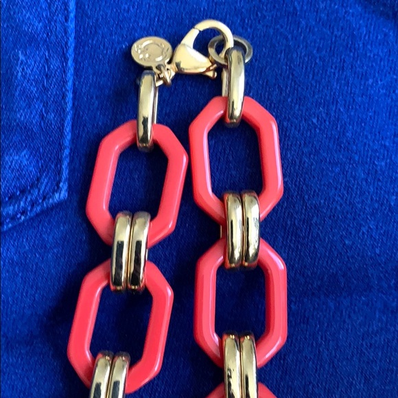 Orange and Gold C. Wonder Necklace - Picture 3 of 4